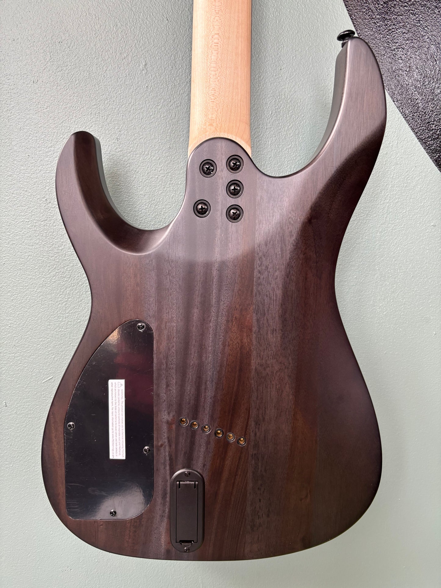 Legator Ninja FSS 6-String - Black Quilted Maple