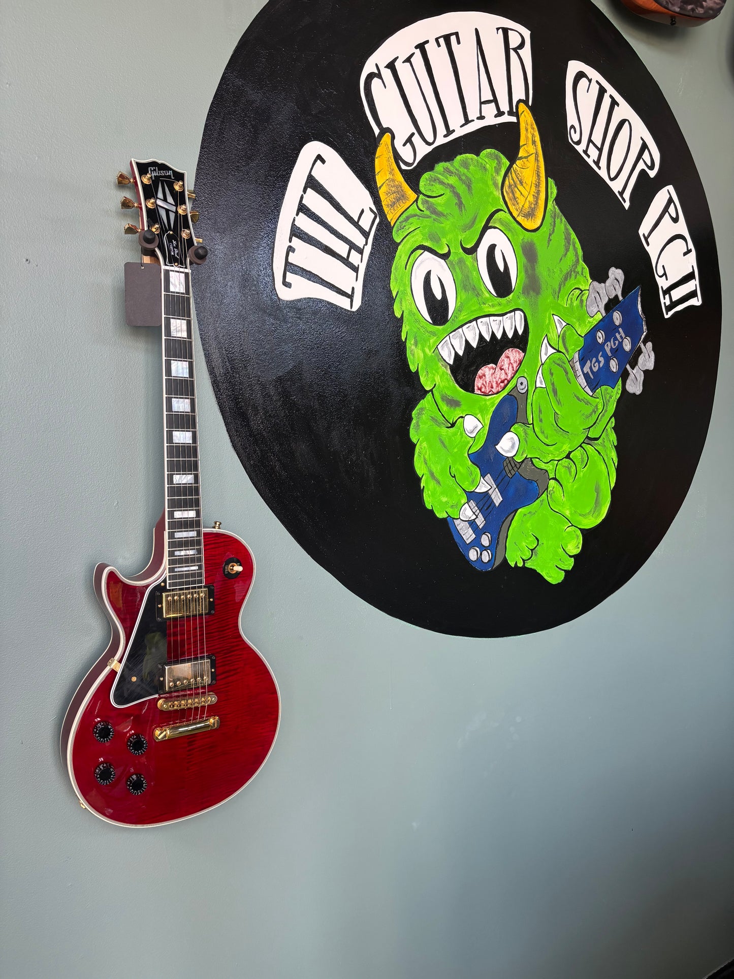 Used 2003 Custom Shop Gibson Les Paul Custom Left Handed