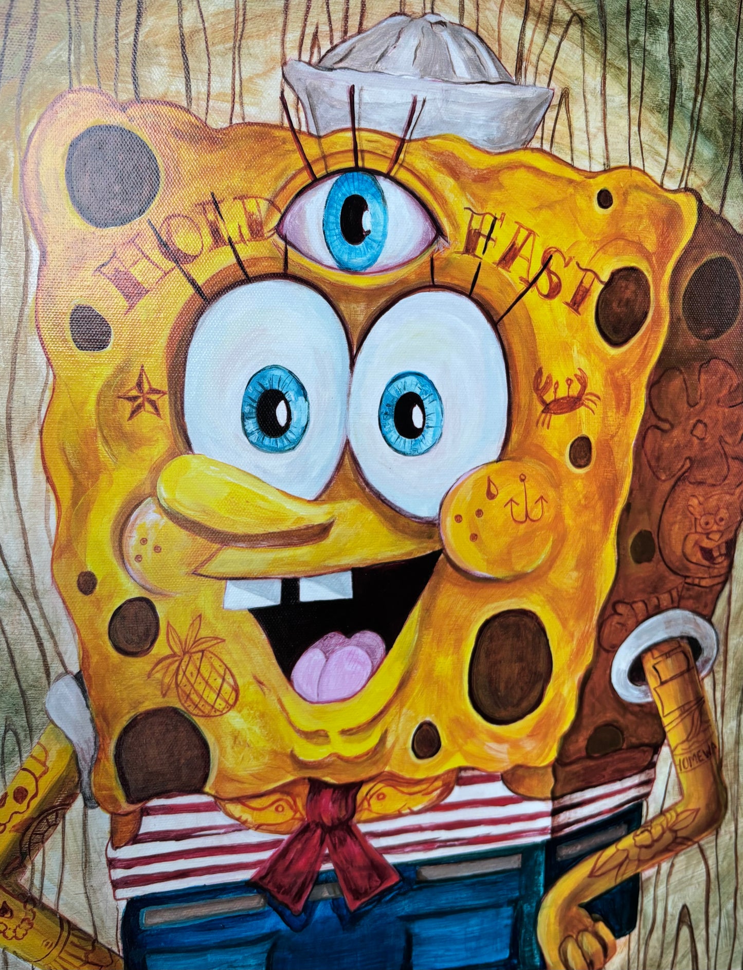 “SpongeBob Third Eye” by Lex Covato