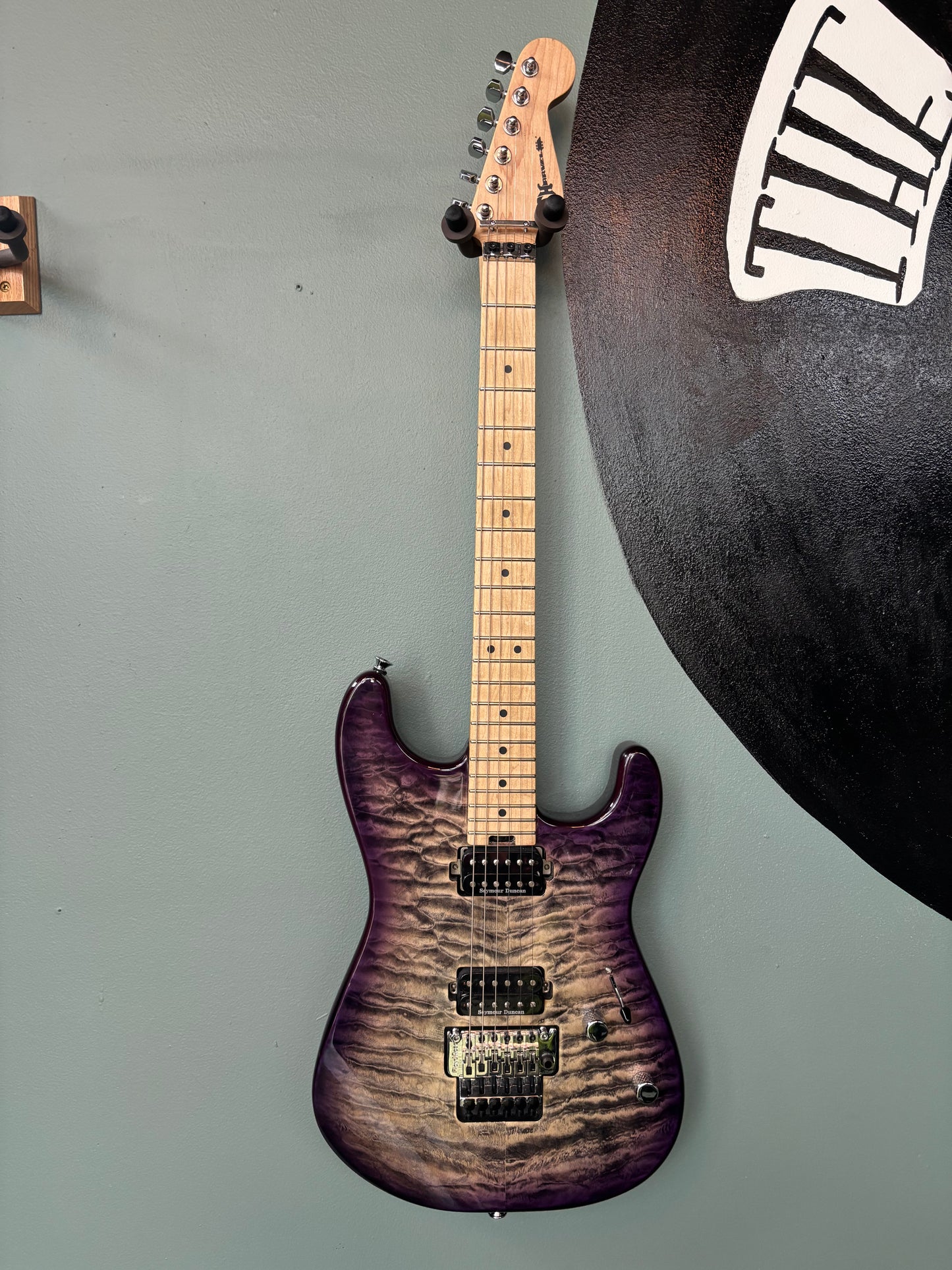 Used Charvel Pro-Mod San Dimas Style 1 HH FR M QM Purple Phaze