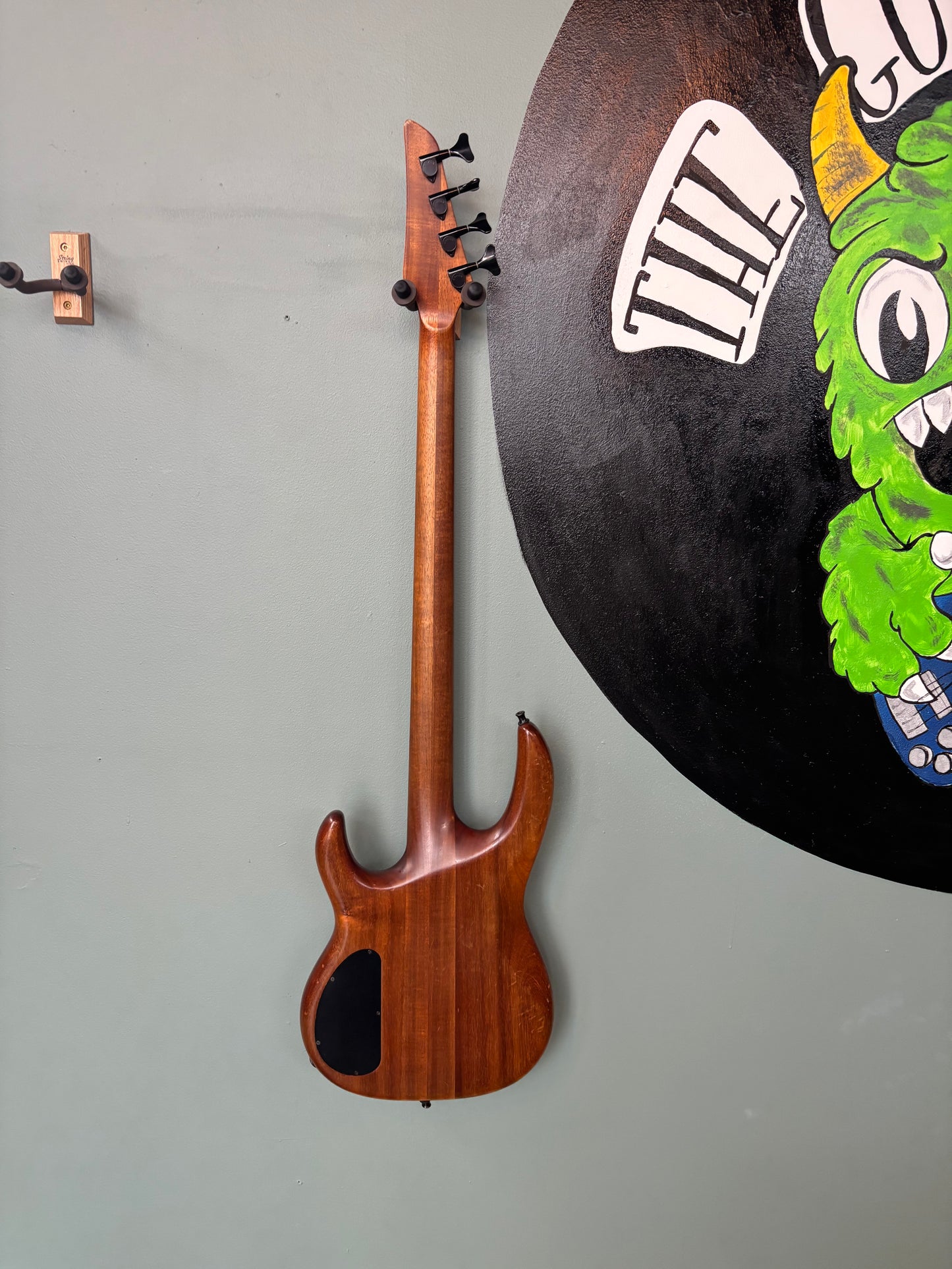 Used 90s Carvin LB-70F Koa Fretless Bass Guitar