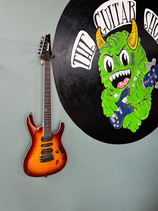 Used Ibanez Prestige SV5470F - Dark Sunset Sunburst
