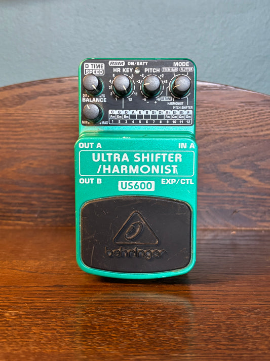 Used Behringer US600 Ultra Shifter Harmonist Pedal