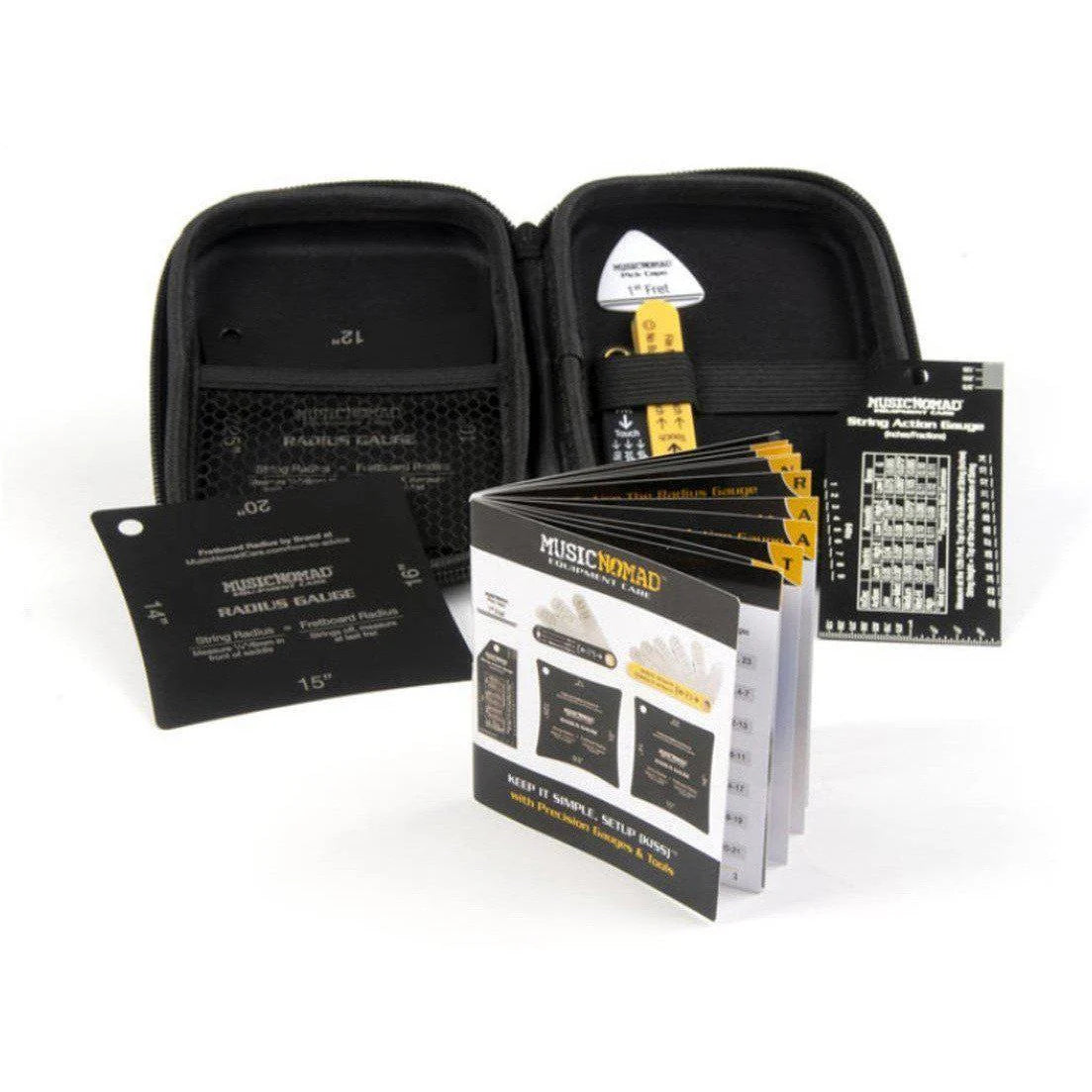 Music Nomad MN604 - Setup Gauge Set - 6 pcs with Booklet by Music Nomad