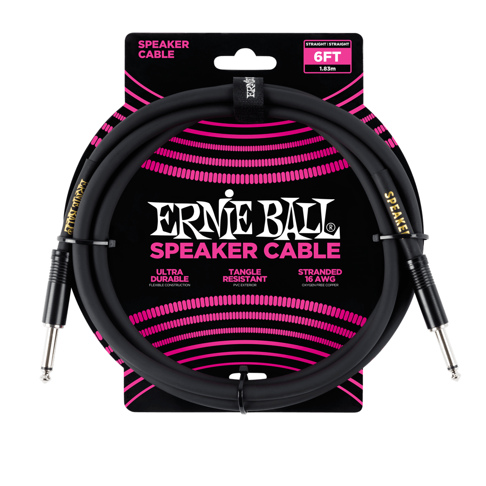 Ernie Ball P06072 Speaker Cable - 6 foot - The Guitar Shop PGH