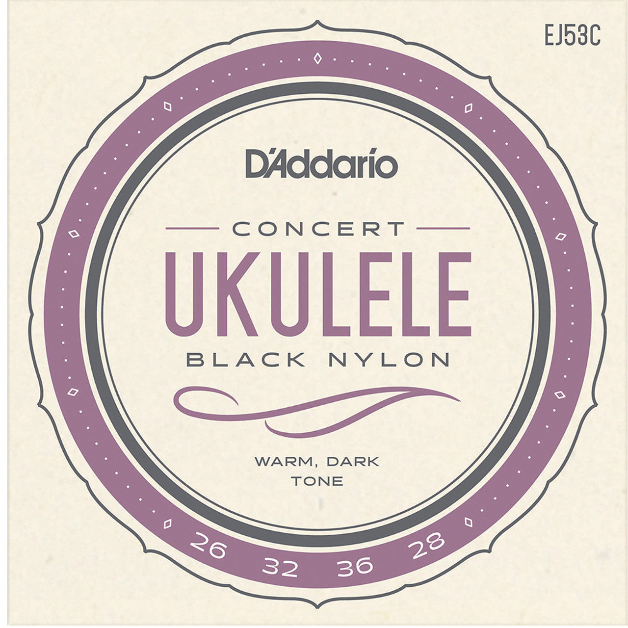 D'Addario EJ53C Pro-Arté Rectified Ukulele Strings, Hawaiian-Concert by D'Addario