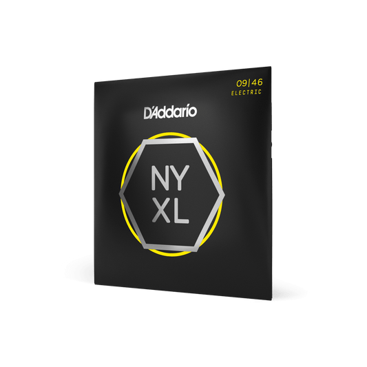 D'Addario NYXL0946 Nickel Wound Electric Guitar Strings, Super Light Top / Regular Bottom, 9-46 by D'Addario