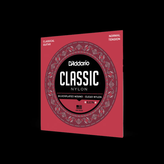 D'Addario EJ27N Student Nylon Classical Guitar Strings, Normal Tension by D'Addario
