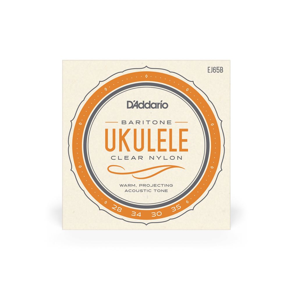 D'Addario EJ65B Pro-Arté Custom Extruded Nylon Ukulele Strings, Baritone by D'Addario