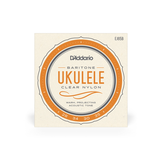 D'Addario EJ65B Pro-Arté Custom Extruded Nylon Ukulele Strings, Baritone by D'Addario