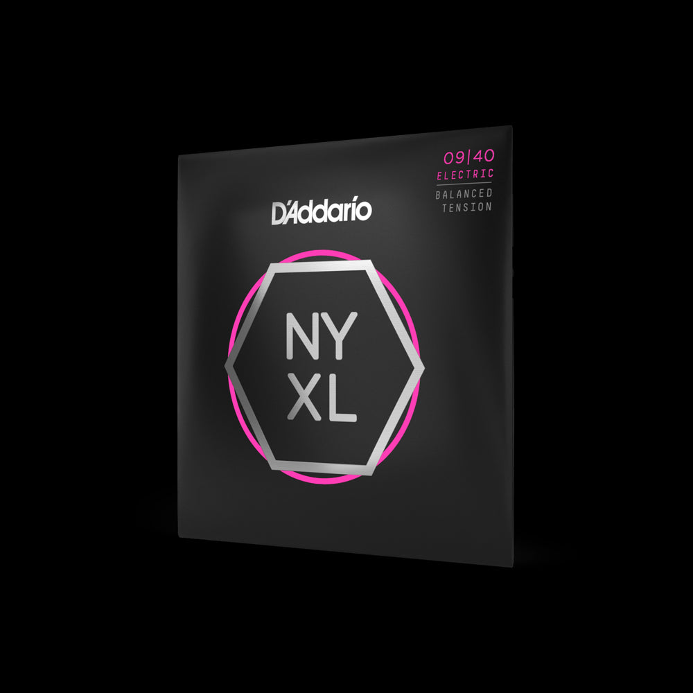 D'Addario NYXL0940BT Nickel Wound Electric Guitar Strings, Balanced Tension Super Light, 09-40 by D'Addario