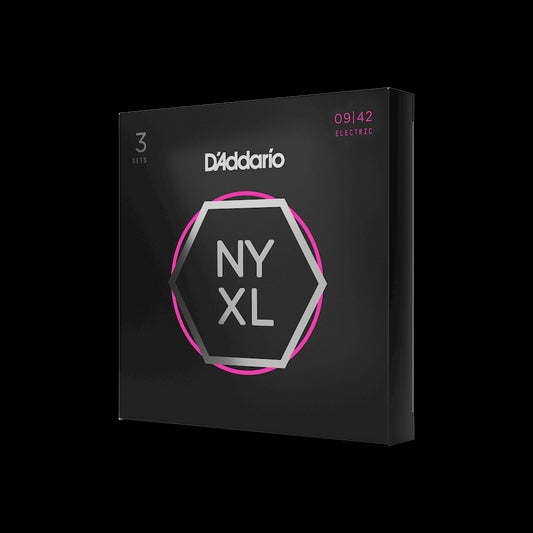 D'Addario NYXL0942 Nickel Wound Electric Guitar Strings, Super Light, 9-42 by D'Addario