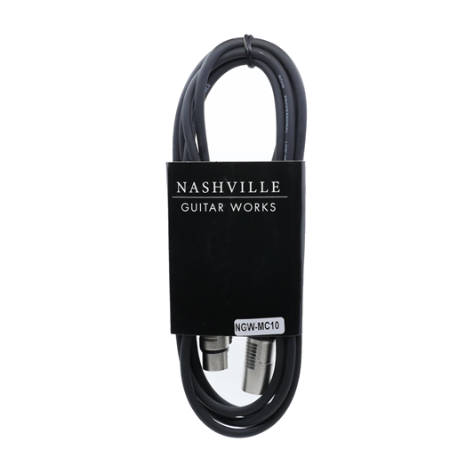 Nashville Guitar Works MC10 10 ft Mic Cable