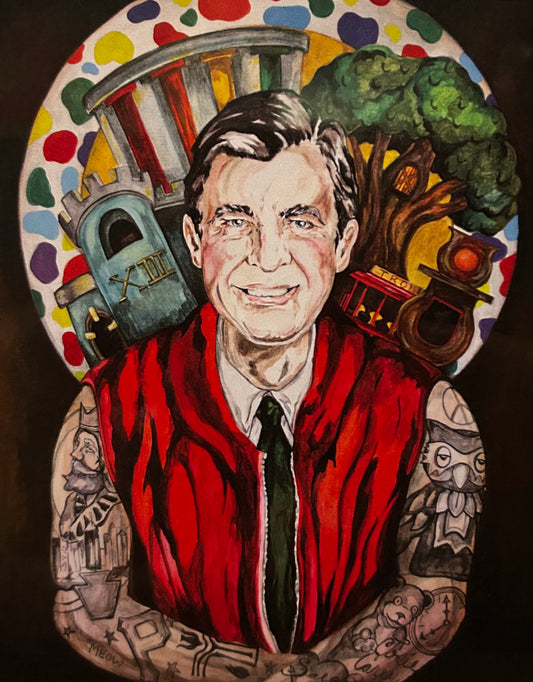 “Mr. Rogers’ Inked Neighborhood” by Lex Covato - The Guitar Shop PGH