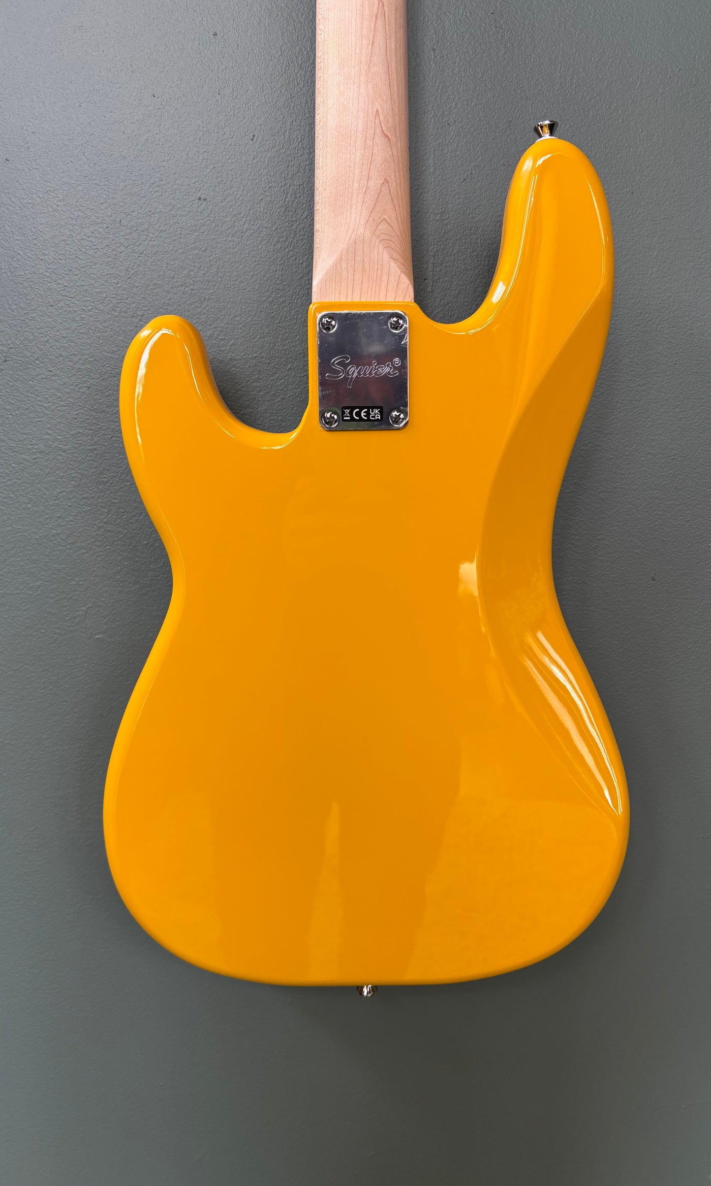 Used Squier FSR Sonic Series Precision Bass Graffiti Yellow