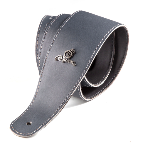 Magma Vintage grey leather strap for guitar by Magma