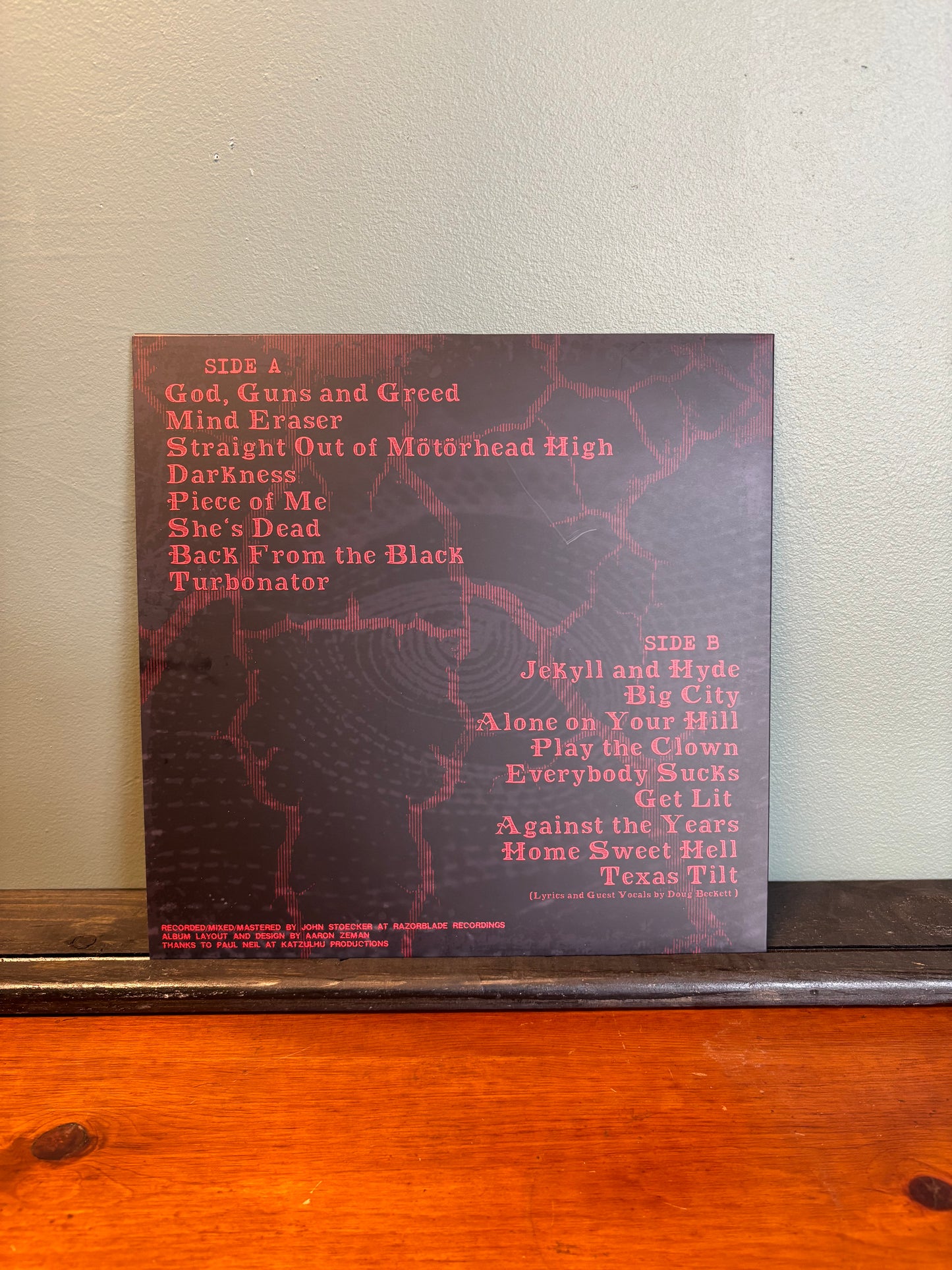 Crooked Cobras GOD GUNS GREED Vinyl