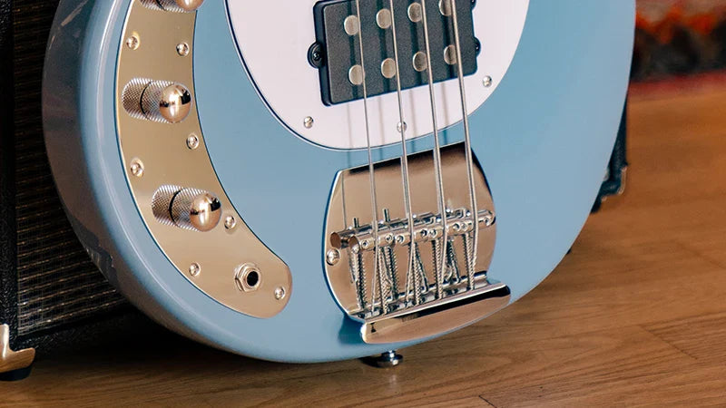 Sterling By Music Man SUB Series StingRay Left Handed Chopper Blue