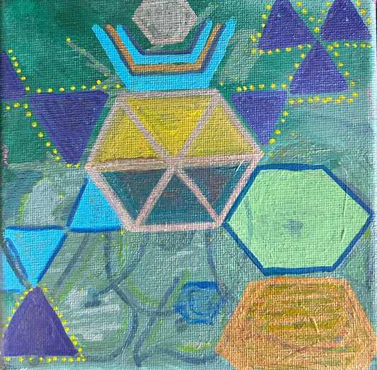 Untitled Sm. Canvas by JamHeadFace - The Guitar Shop PGH