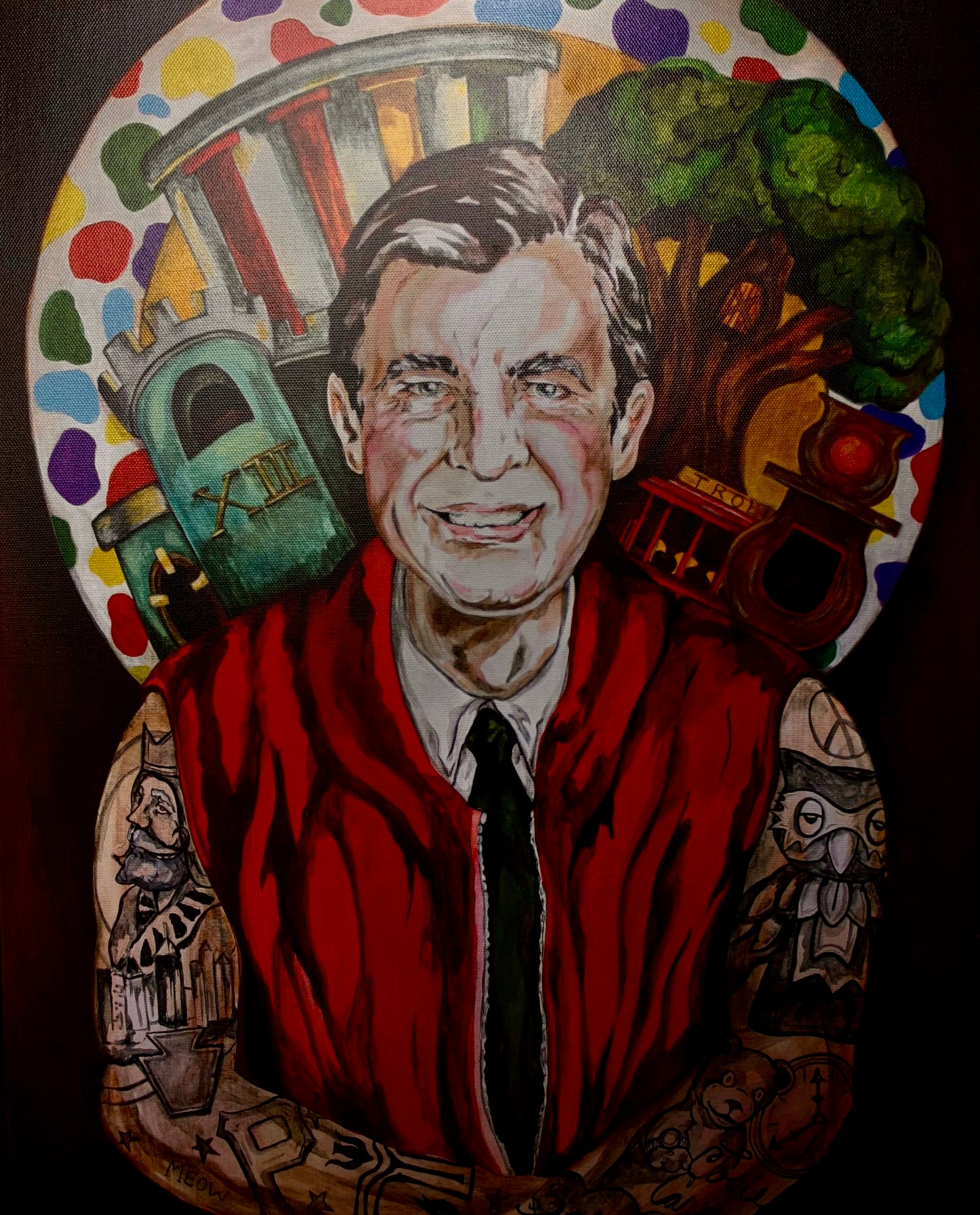 “Mr. Roger’s Inked Neighborhood” by Lex Covato