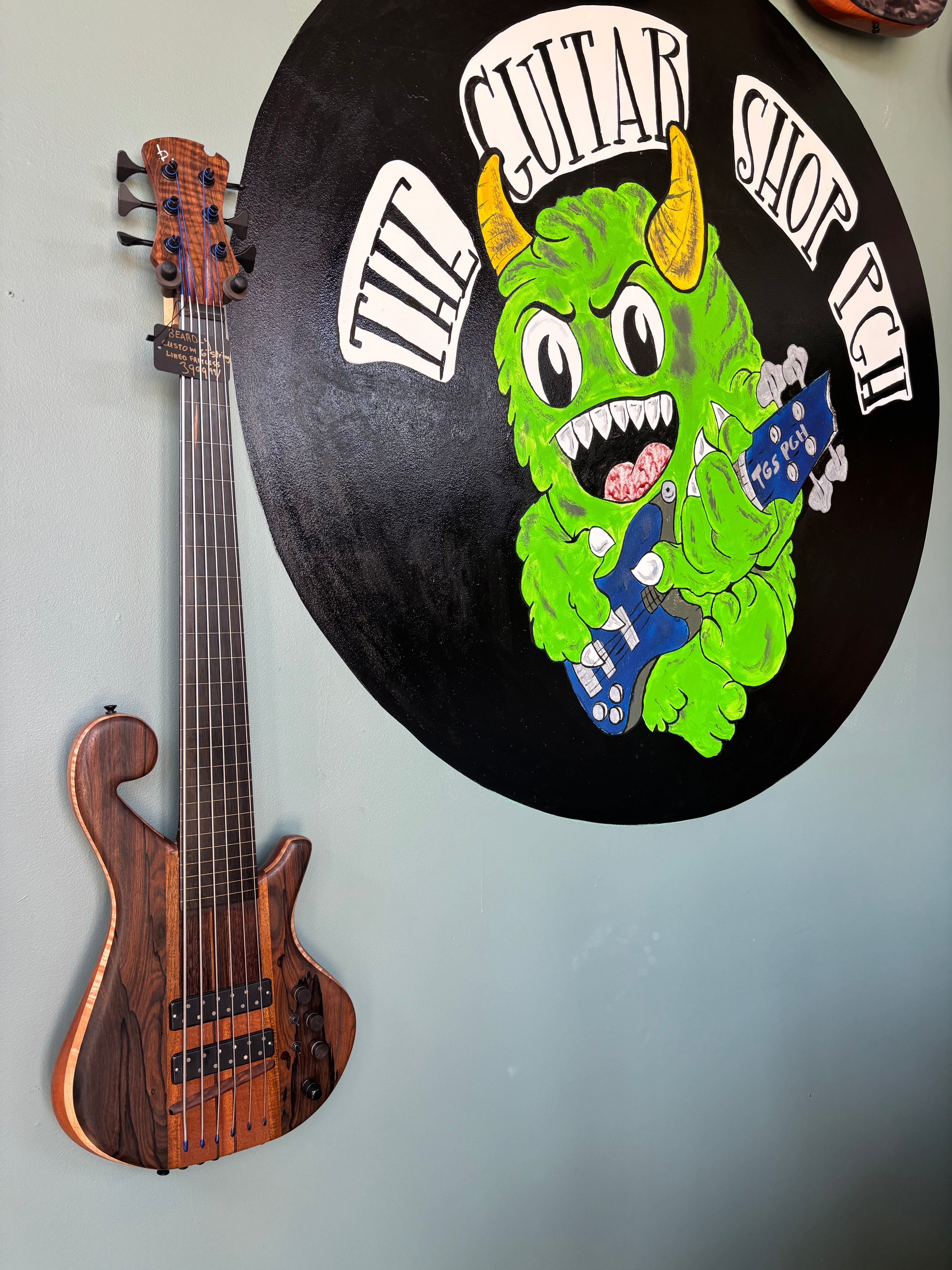 Beardly Customs Beardly Custom 6 Lined Fretless