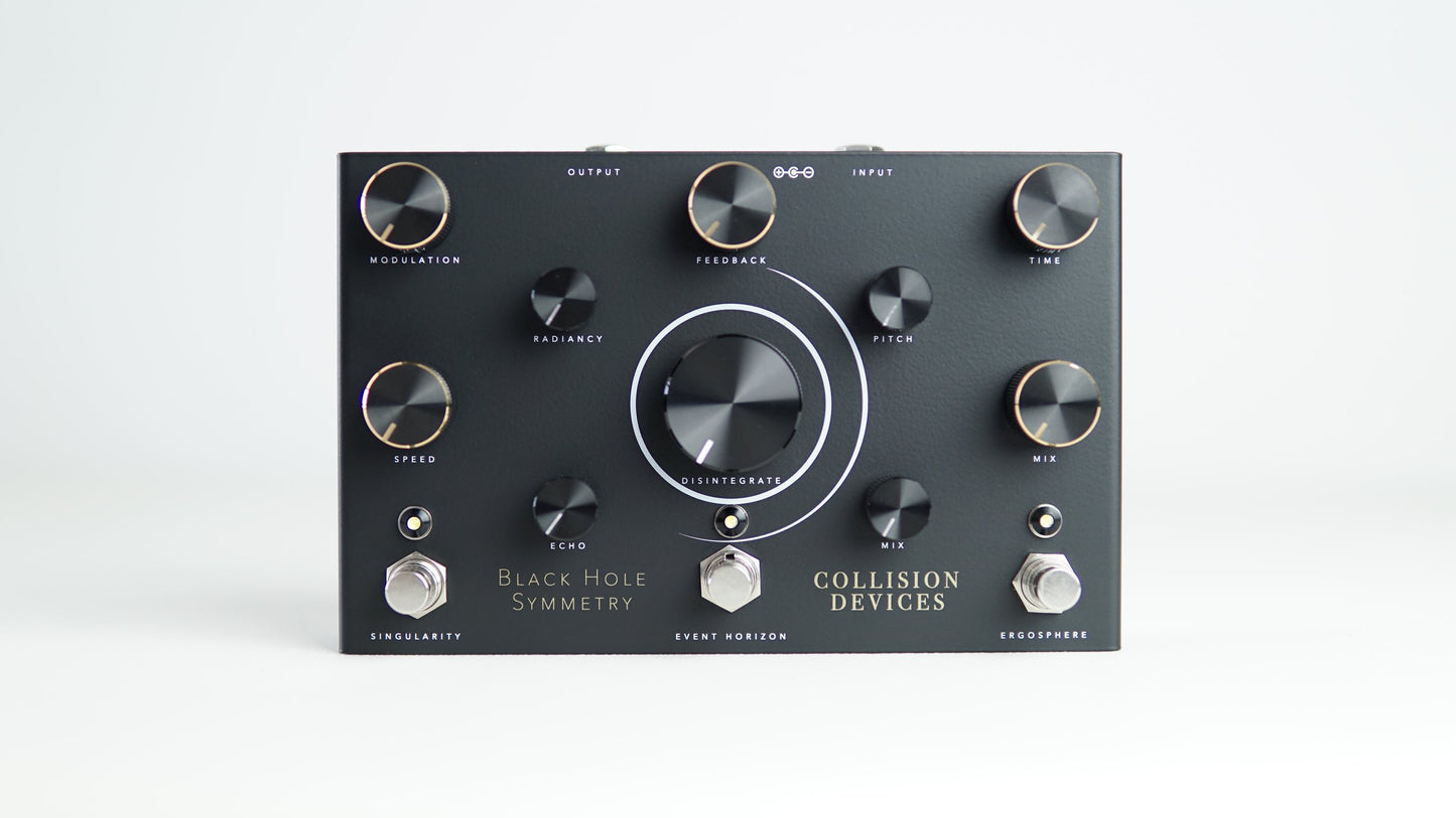 Collision Devices - Black Hole Symmetry by Collision Devices