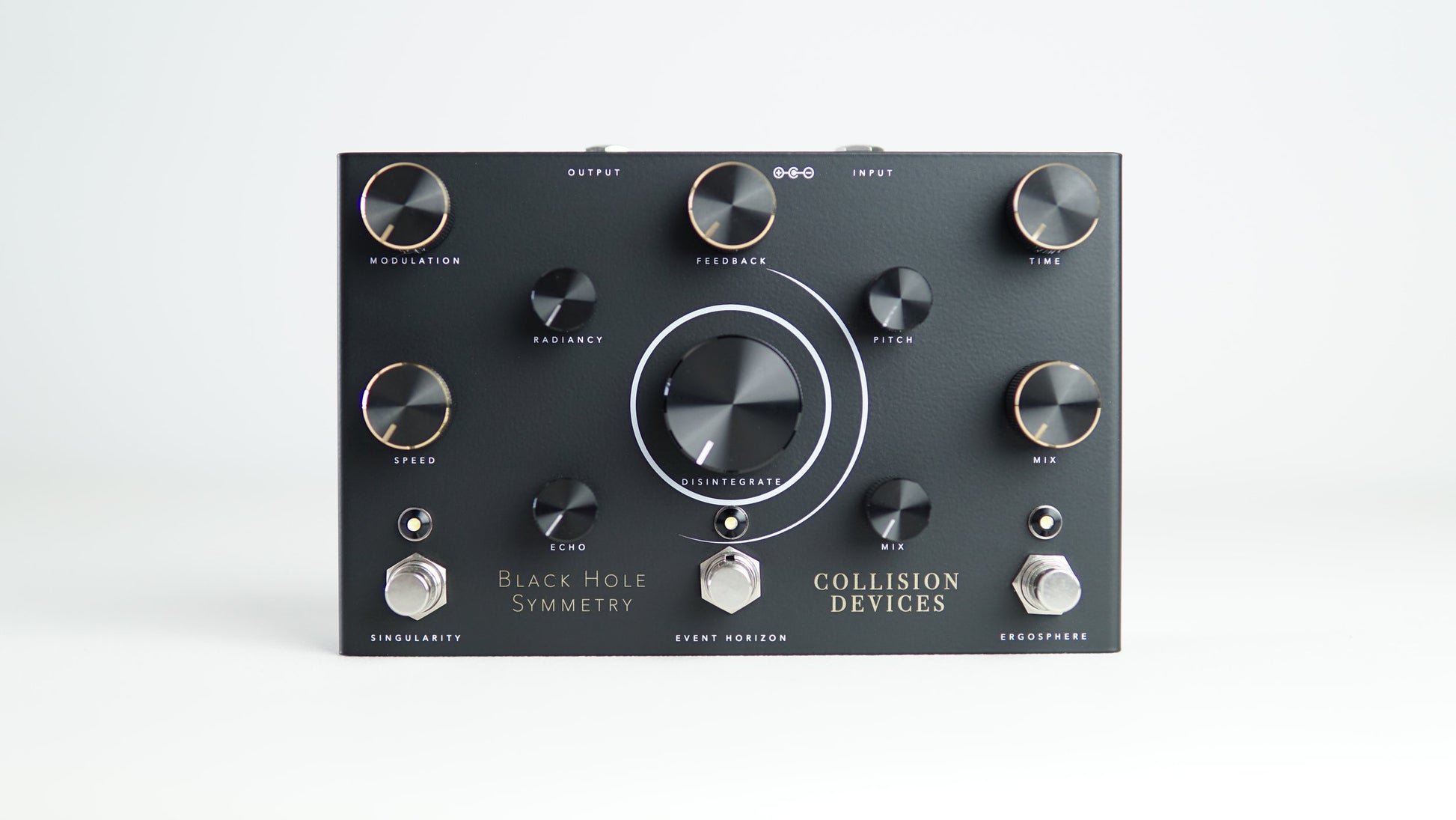 Collision Devices - Black Hole Symmetry by Collision Devices