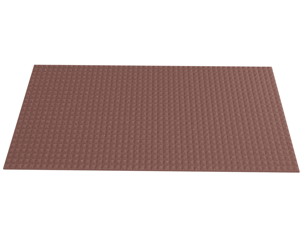 1 Inch Acoustic Foam Pyramid Style Panels - 13 Color Options