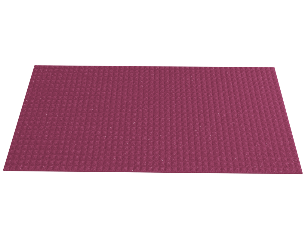 1 Inch Acoustic Foam Pyramid Style Panels - 13 Color Options