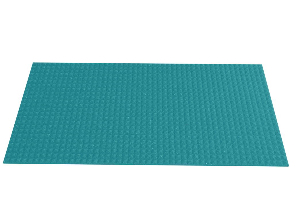 1 Inch Acoustic Foam Pyramid Style Panels - 13 Color Options