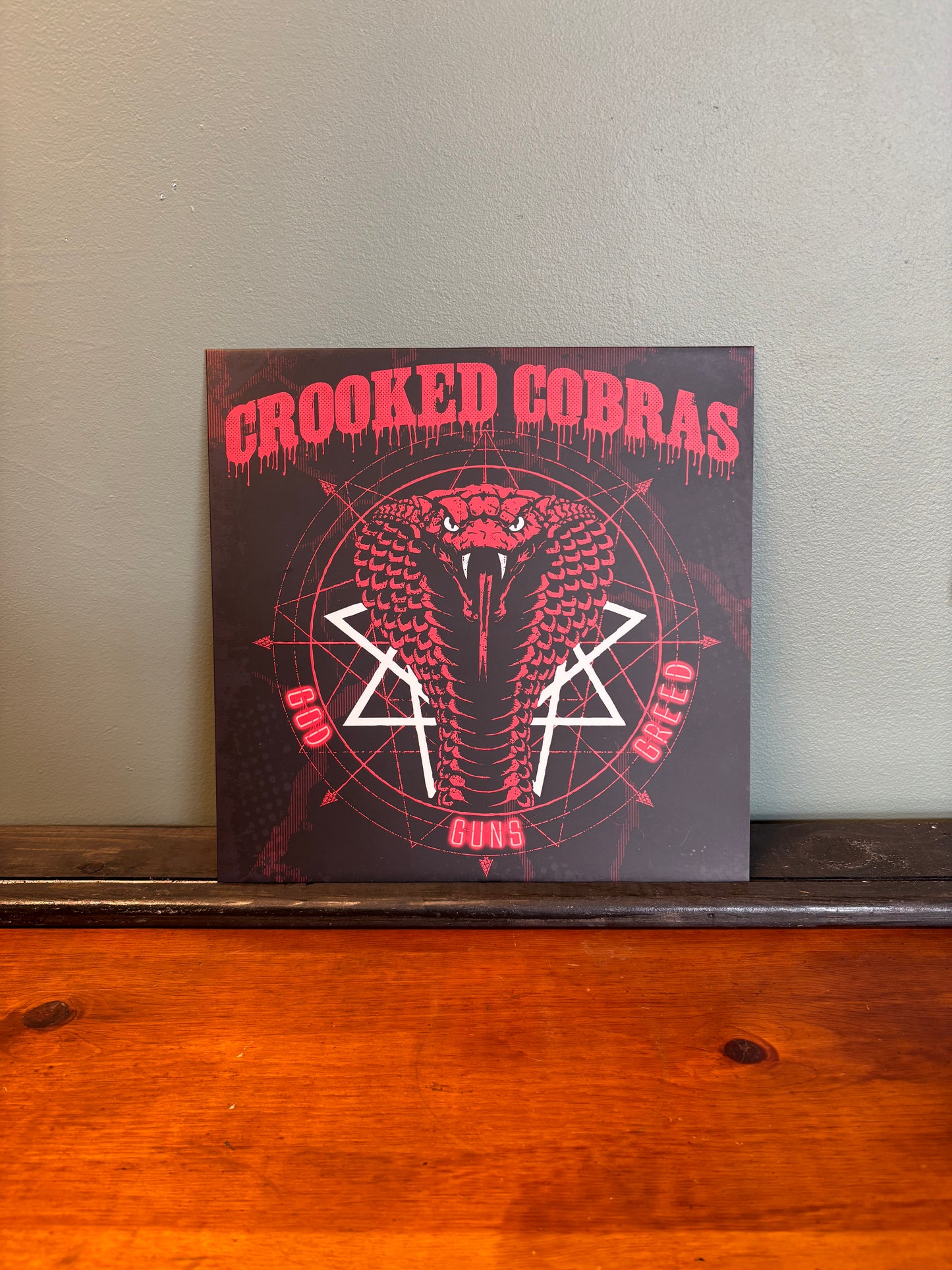 Crooked Cobras GOD GUNS GREED Vinyl