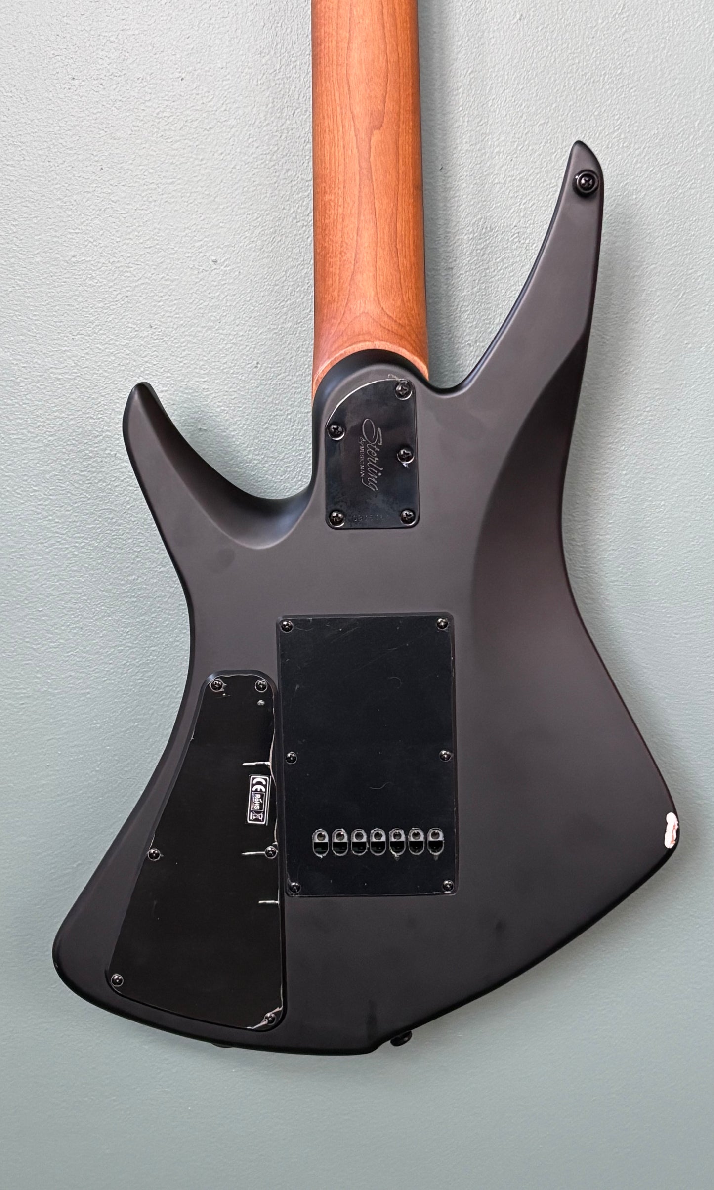Sterling By Music Man Kaizen7 Stealth Black Blemished