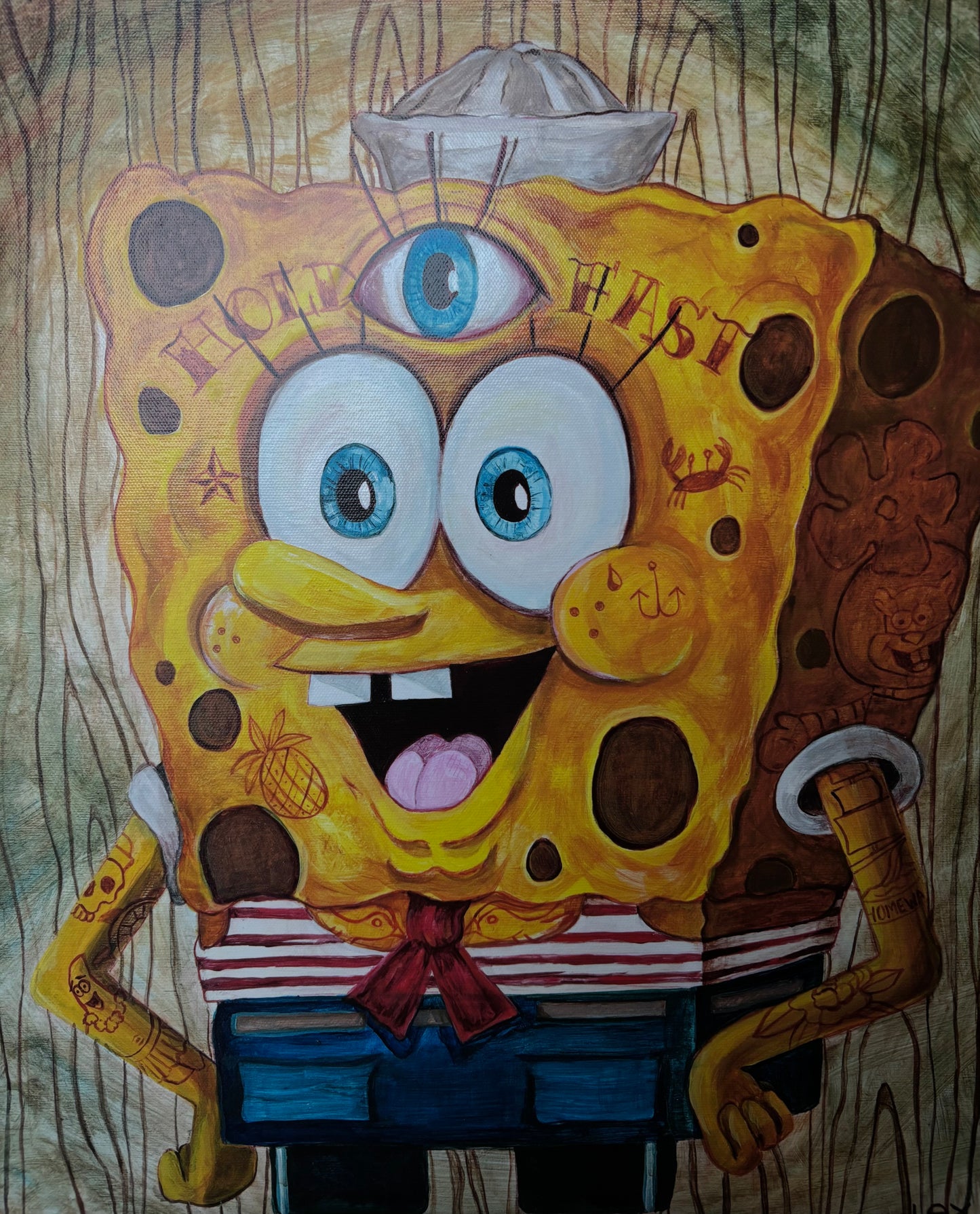 “SpongeBob Third Eye” by Lex Covato