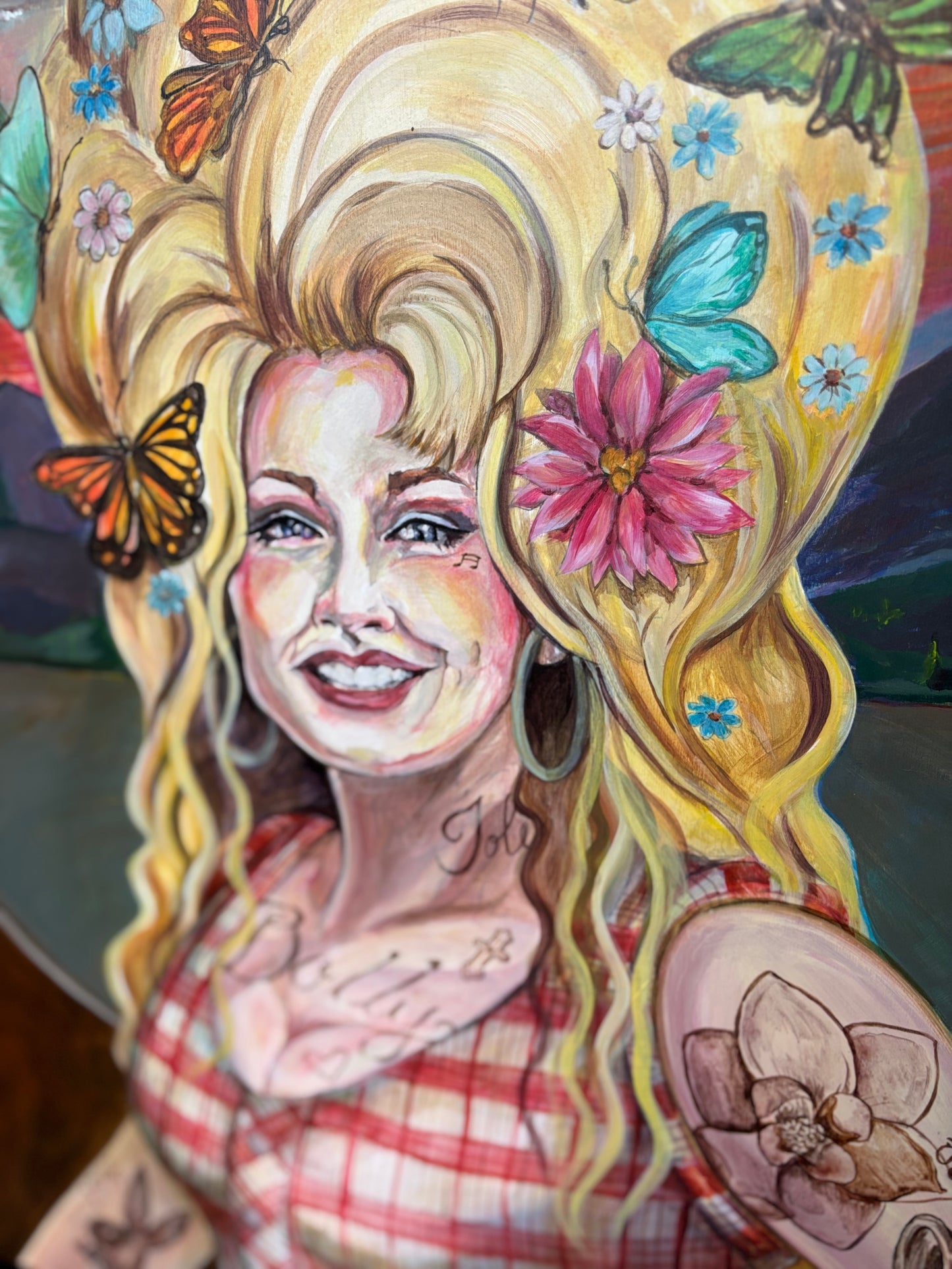“Dolly Parton - Appalachian Goddess” Original by Lex Covato