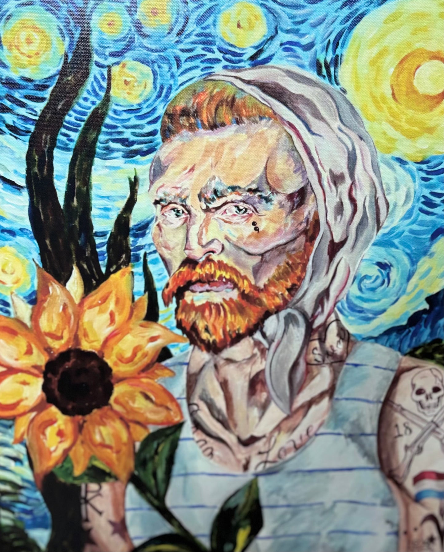 “Van Gogh Tattood Dream” by Lex Covato