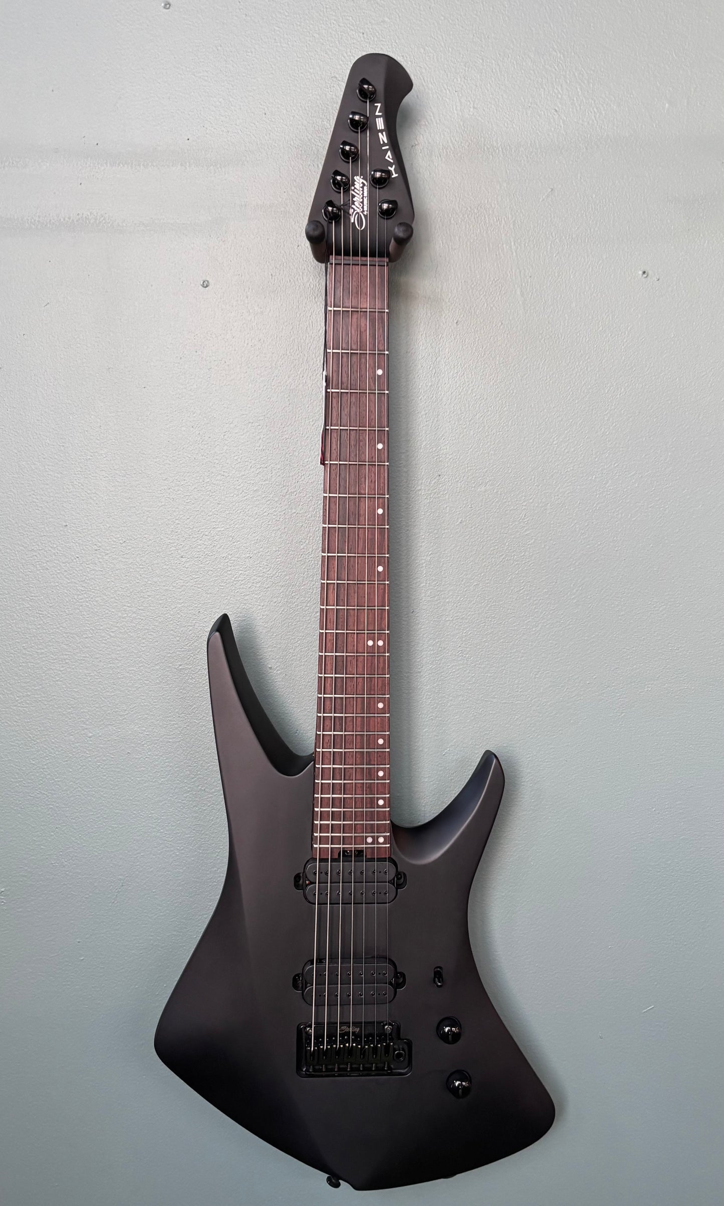 Sterling By Music Man Kaizen7 Stealth Black Blemished