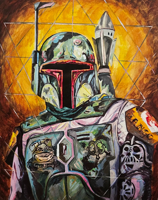 “Boba Fett Inked” by Lex Covato - The Guitar Shop PGH