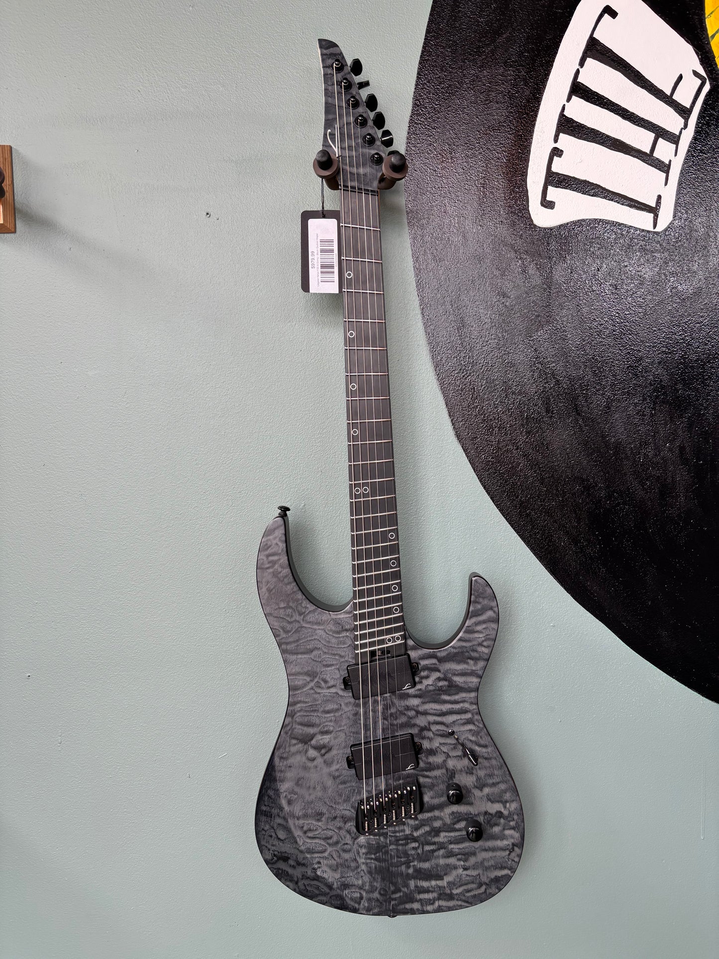 Legator Ninja FSS 6-String - Black Quilted Maple