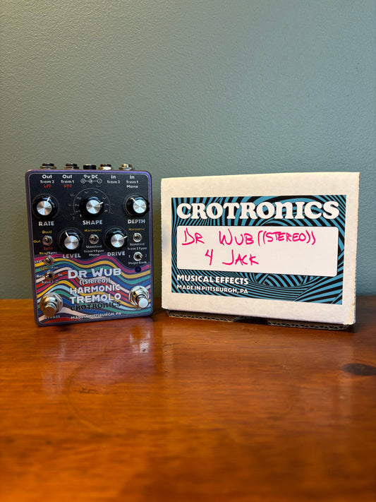 Crotronics Dr Wub Stereo Harmonic Tremolo (4 jack version)