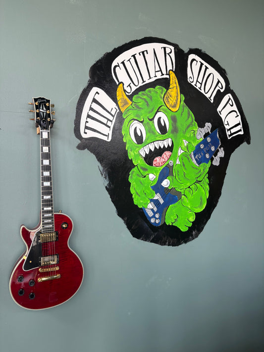 Used Left Handed 2003 Gibson Les Paul Custom - The Guitar Shop PGH
