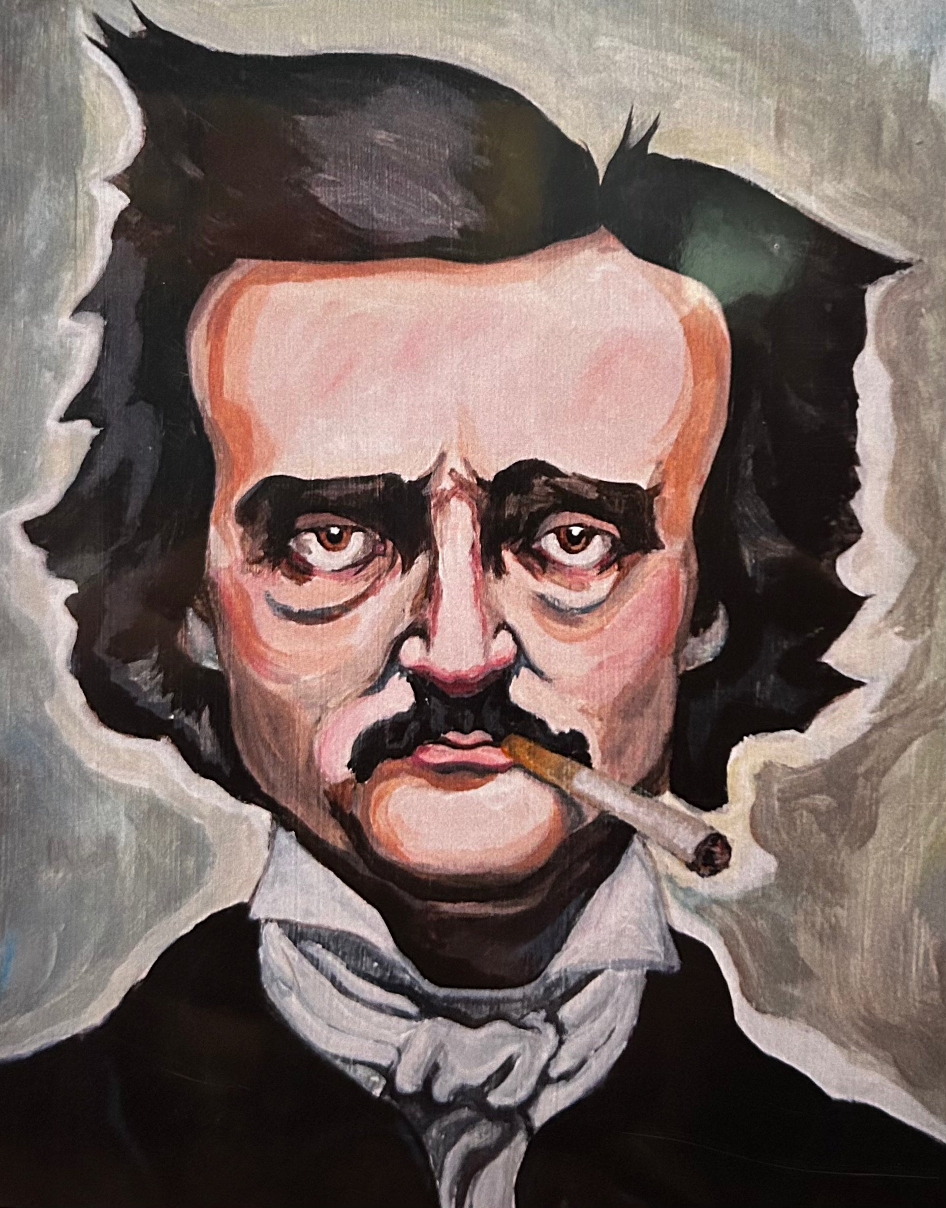 “Smoking with Poe” by Lex Covato - The Guitar Shop PGH