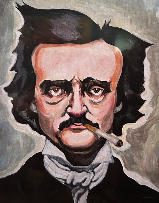 “Smoking with Poe” by Lex Covato - The Guitar Shop PGH