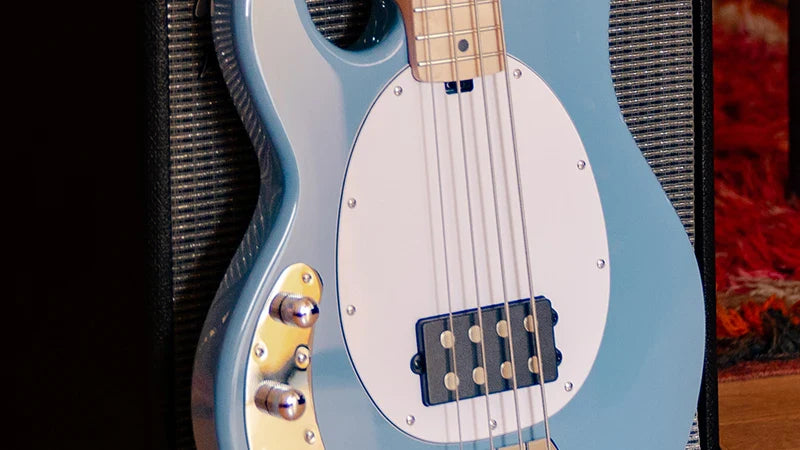 Sterling By Music Man SUB Series StingRay Left Handed Chopper Blue