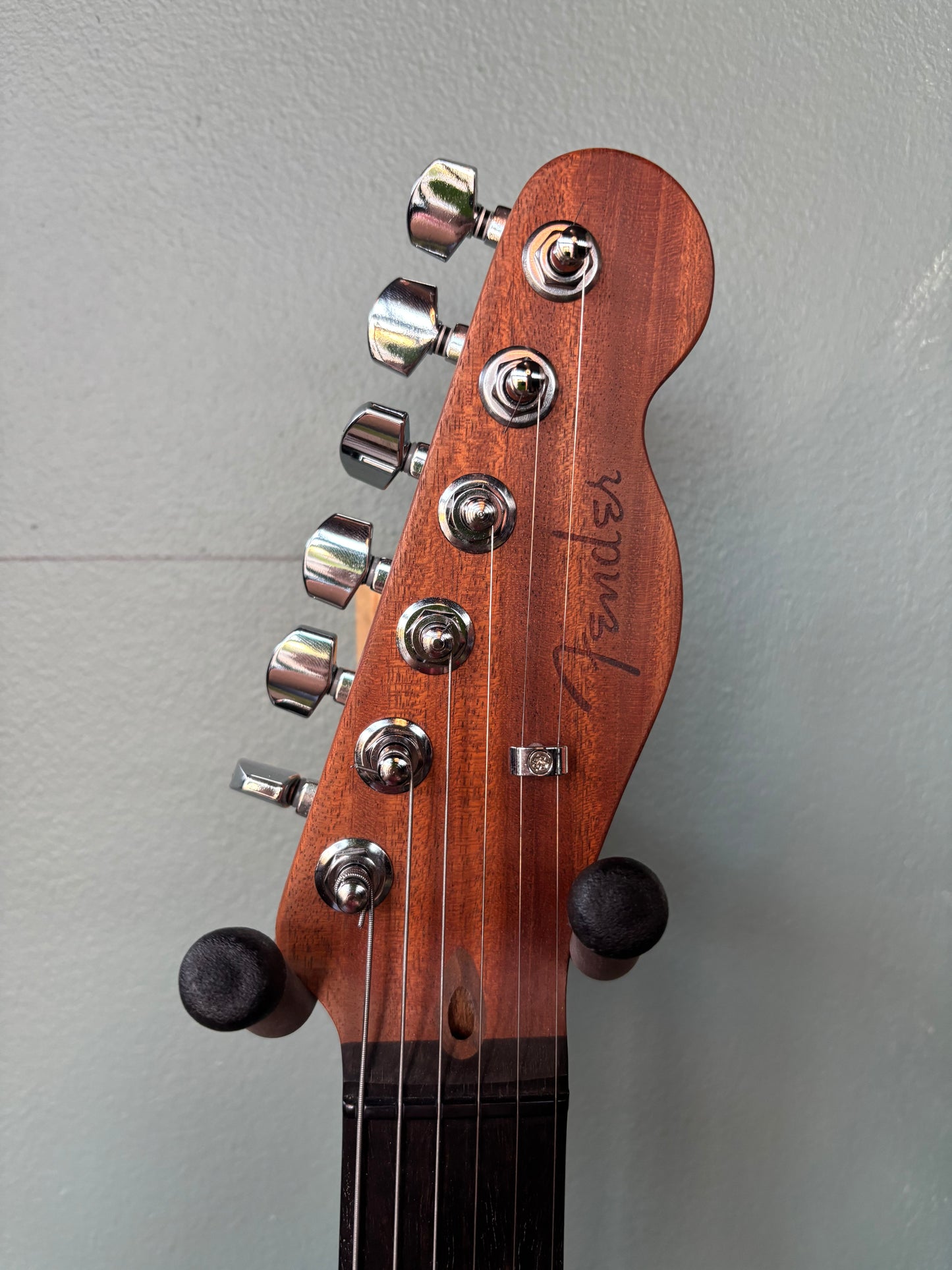 Used Fender USA Acoustasonic Telecaster Paisley Pink