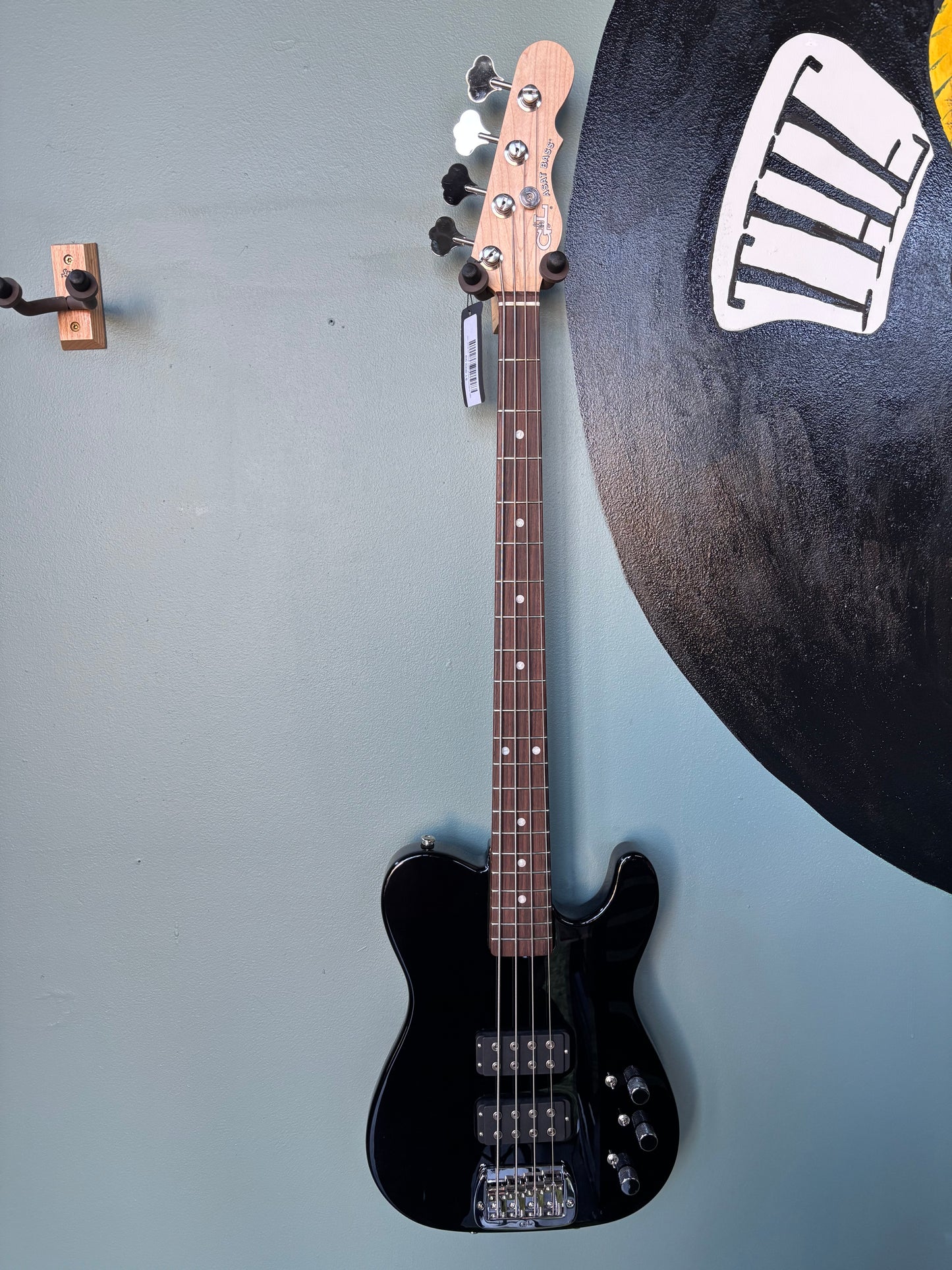 G&L Guitars G&L Fullerton Deluxe ASAT Bass, Jet Black