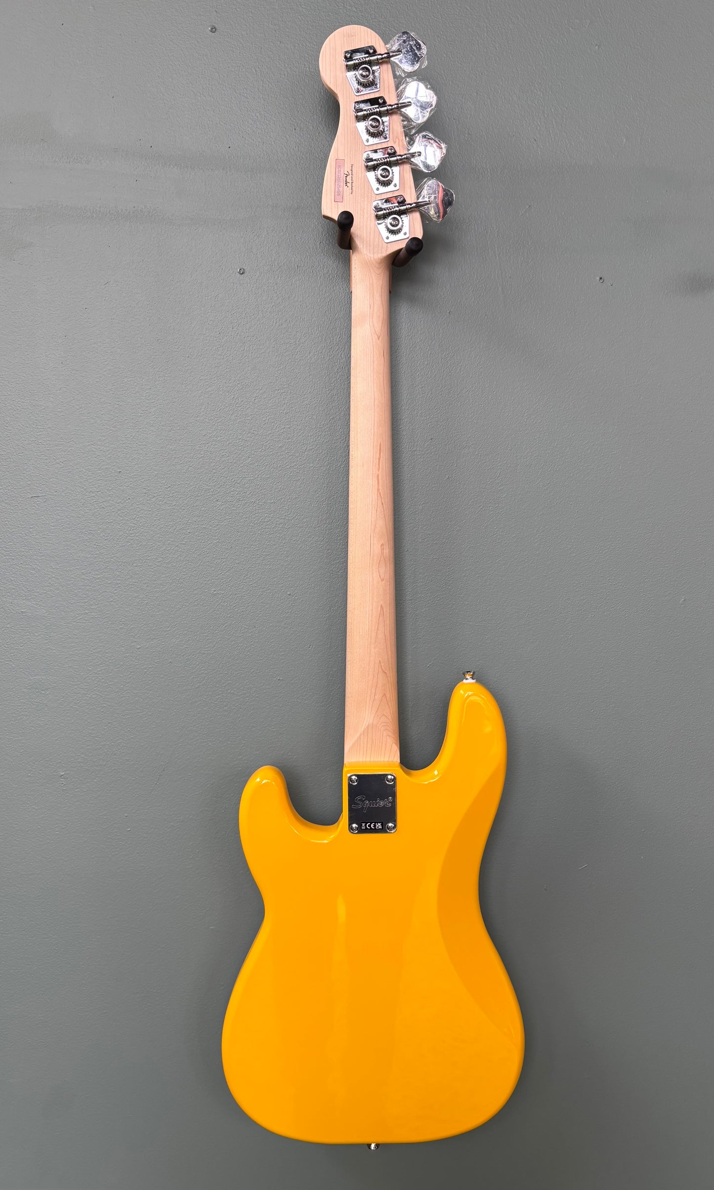 Used Squier FSR Sonic Series Precision Bass Graffiti Yellow