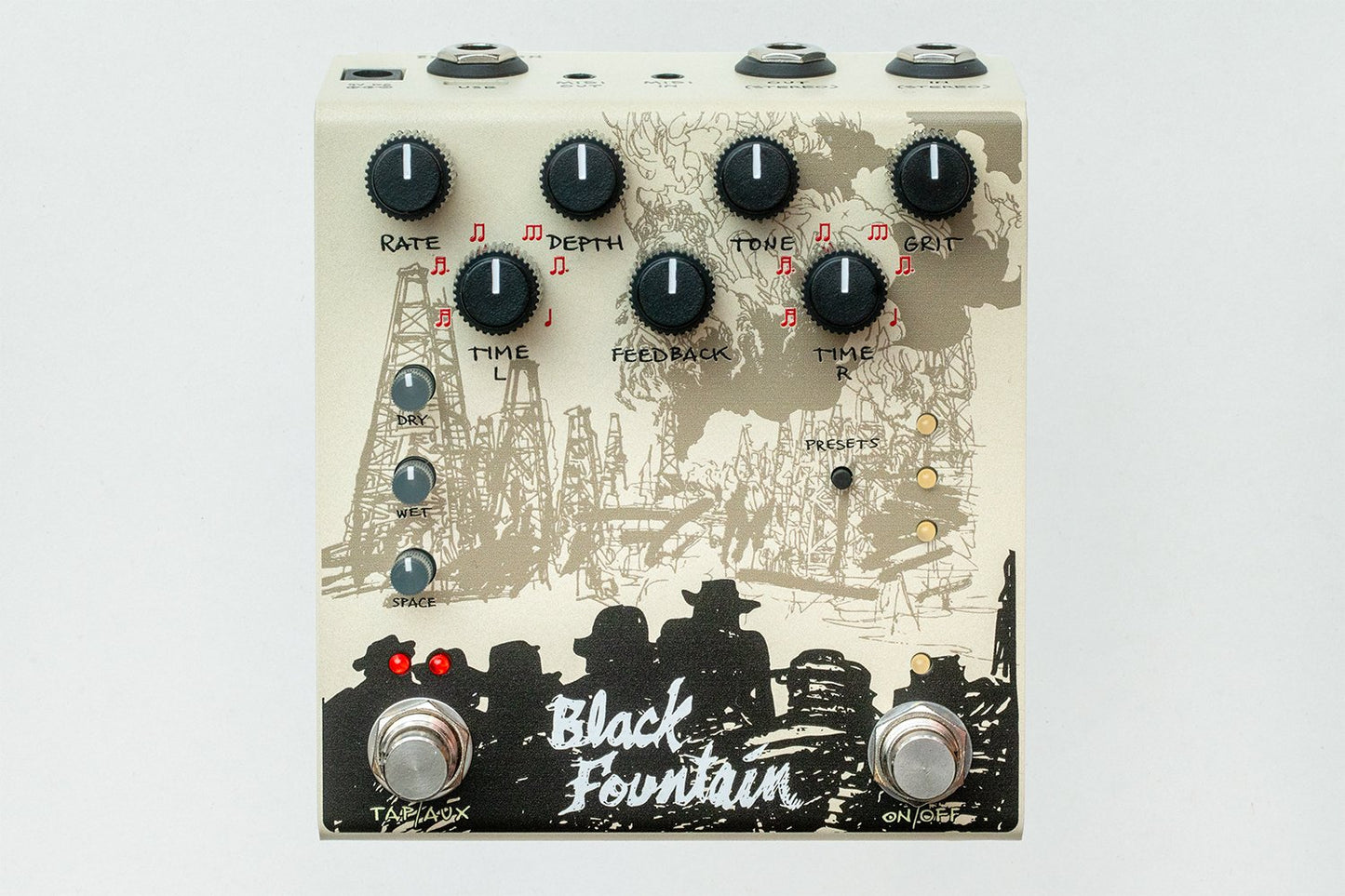 Old Blood Noise Endeavors OBNE Black Fountain Stereo by Old Blood Noise Endeavors