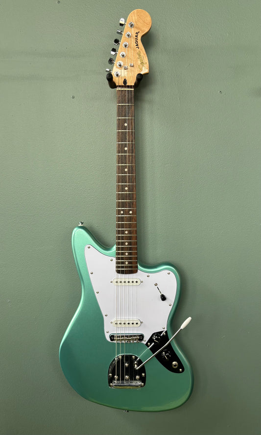 Used Squier FSR Affinity Jaguar Mystic Seafoam
