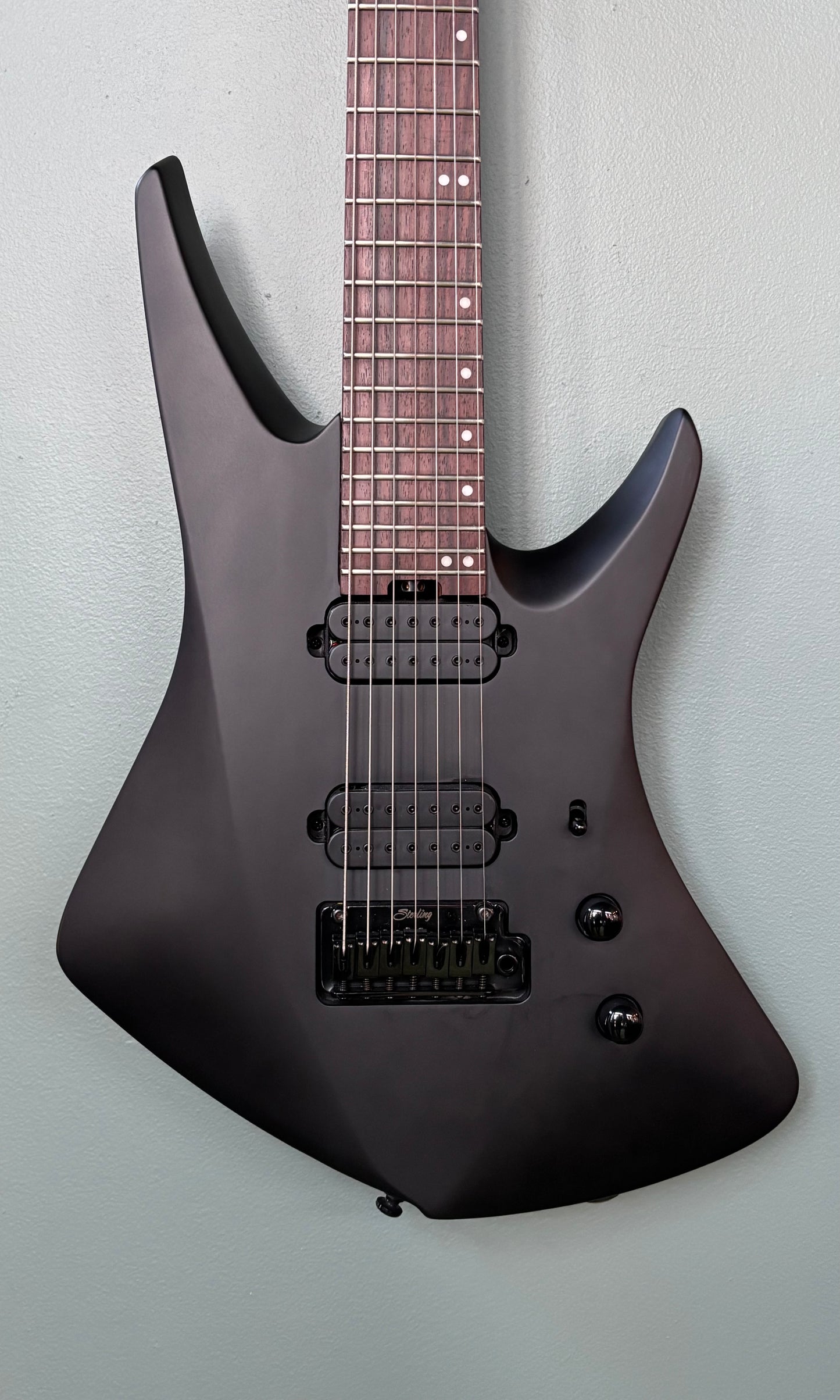 Sterling By Music Man Kaizen7 Stealth Black Blemished