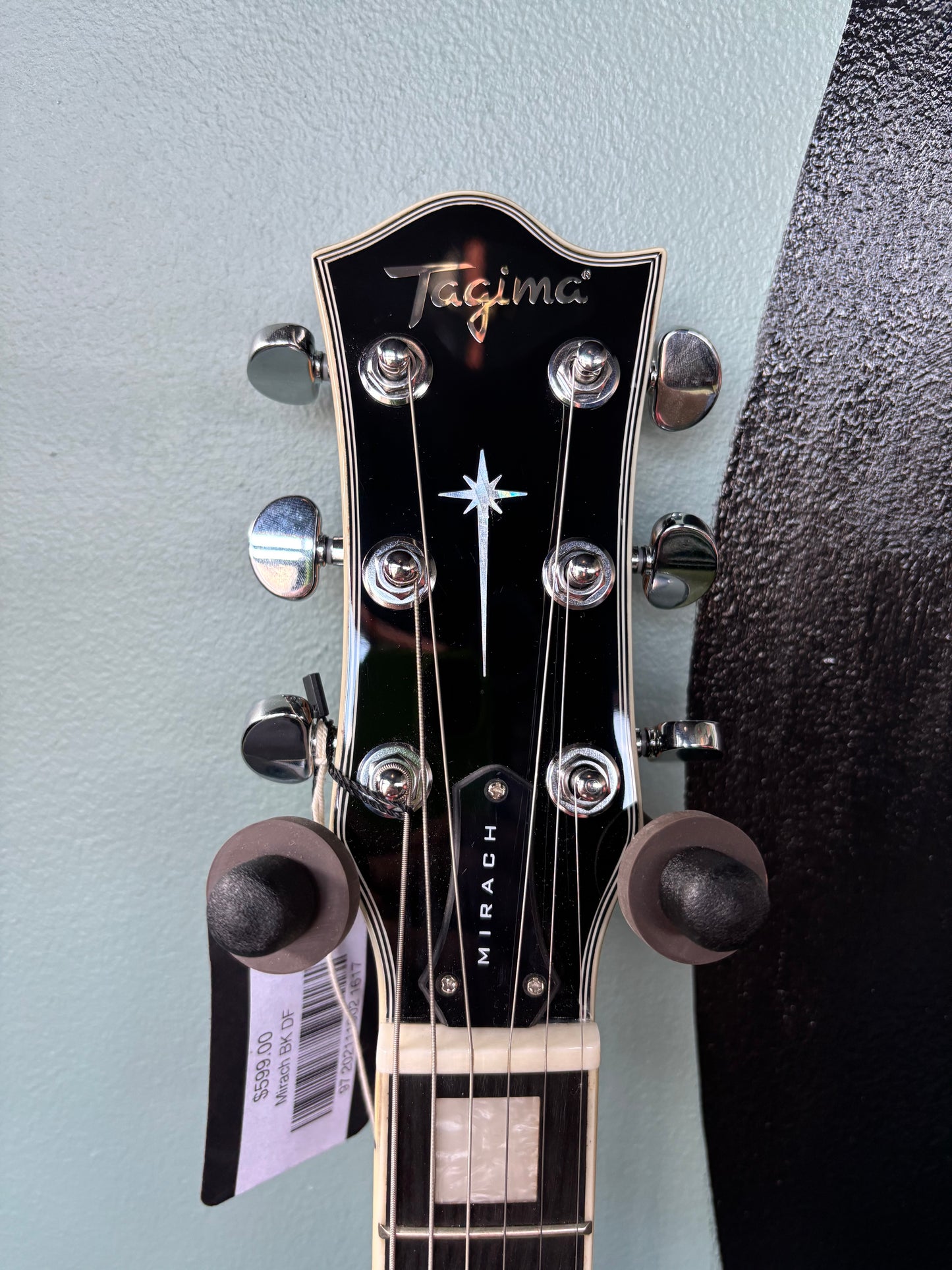 Tagima Usa Tagima Mirach Single Cut Electric Guitar–Black